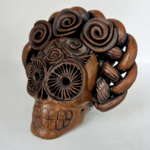Frida Skull Collectible Art Mexico Day of the Dead Oaxaca