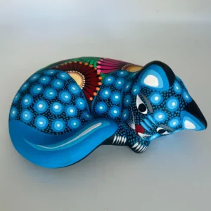 Beautiful Unique Collectible Cat Hand Painted México