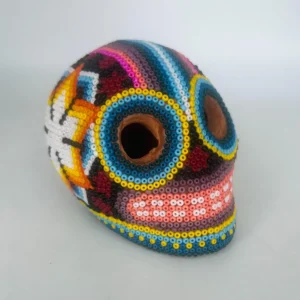Skull Mexico Huichol Art - Day of the Dead
