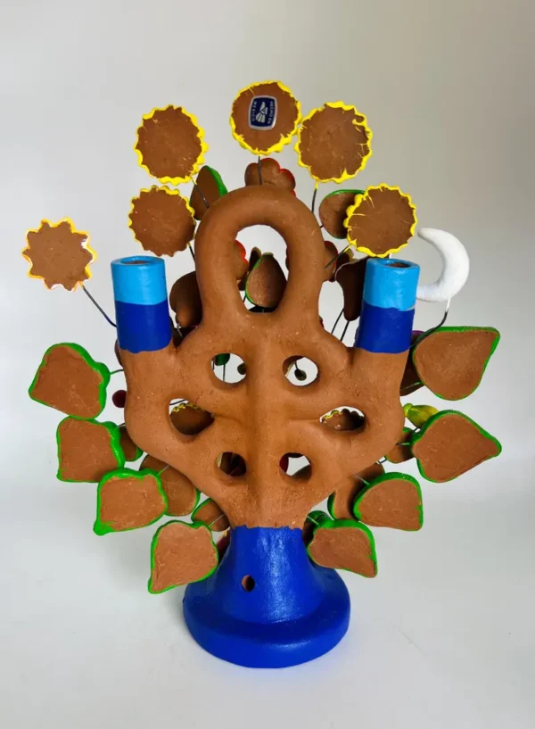 Handcrafted Catrina Day of the Dead Dia de Muertos Tree of Life Sculpture - Image 4