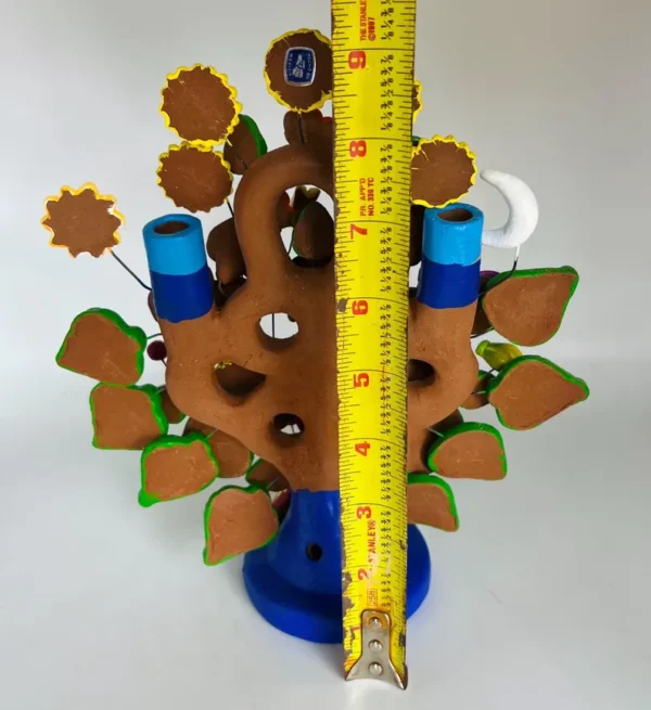 Handcrafted Catrina Day of the Dead Dia de Muertos Tree of Life Sculpture - Image 5