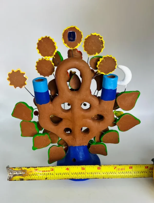 Handcrafted Catrina Day of the Dead Dia de Muertos Tree of Life Sculpture - Image 6