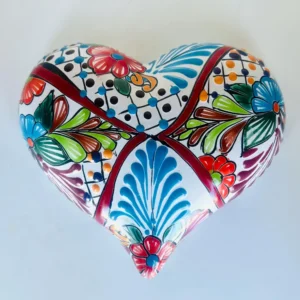 Talavera Heart Hand Painted Wall Decor
