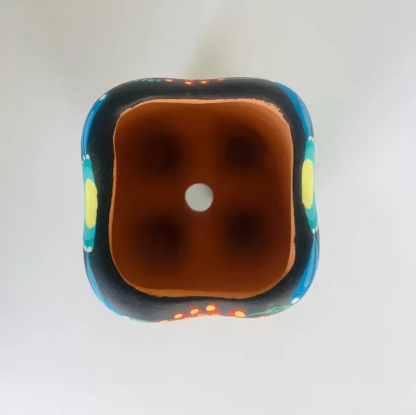 Hand Painted Tooth Flower Pot Succulent - Image 2