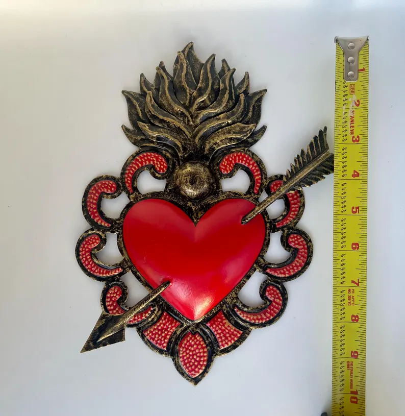 Tin Heart México Wall Art Decor - Image 5