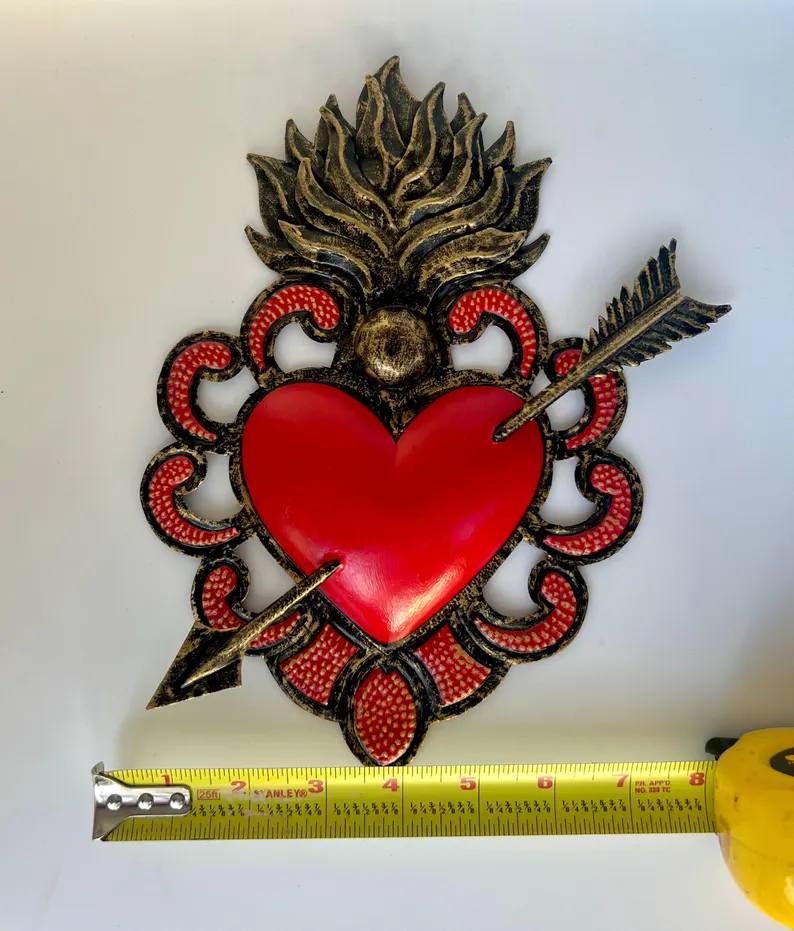 Tin Heart México Wall Art Decor - Image 4