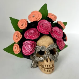 Mexican Skull Day of the Dead Collectible Sculpture