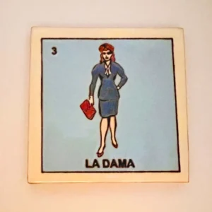 La Dama - Loteria Coaster Tile