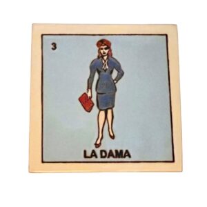 La Dama - Loteria Coaster Tile