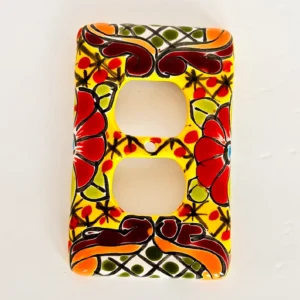 Talavera Mexican light outlet covers