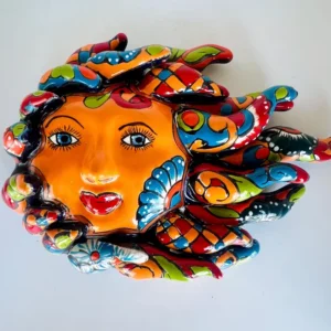 Talavera Sun Mexico Hand Painted